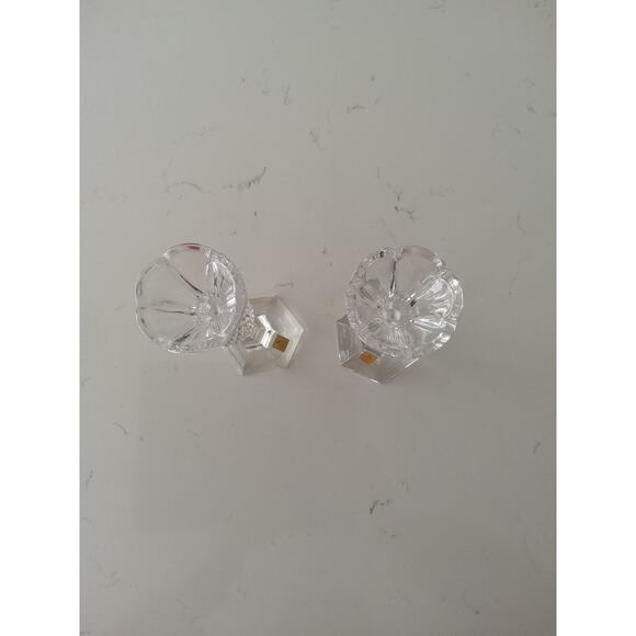 Rare Nechtmann Crystal Blekristall candlestick holders. Stunning! - Picture 5 of 6